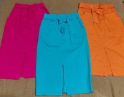 Zestaw 3x spódnica midi S z kieszeniami