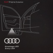 AUDI A3 A4 A5 A6 A7 A8 Lampki drzwi LED projektor