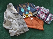 Ubranka niemowlęce Zara, H&M, Cool Club, Cocodrillo, rozm. 80.