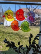 Szklane ptaszki 5szt 