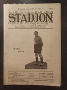 Czasopismo Stadjon 1924 Polonia Warszawa 