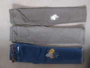 Spodnie w rozmiarze 98. 3 pary - nowe bez metki