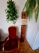 Lampa stojąca stara belka w stylu loft