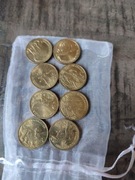 Zestaw monet dinosauria 8 sztuk