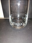 Kolekcjonerska wysoka szklanka METAXA