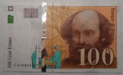 Francja FRF 100 franków 1997 P# 158 Malarz Postimpresjonista Paweł Cézanne