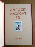 Klaser jubileuszowy TOM XVII +znaczki pocztowe polskie czyste** 1988-1989r.