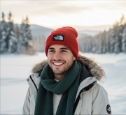 Czapka zimowa The North Face czerwona