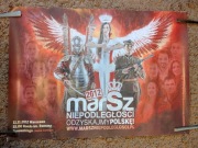 Oryginalny plakat Marsz Niepodleglosci z 2012 roku