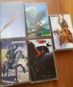 Budgie 5 kaset (5 MC): Squawk, Bandolier, In for.., Budgie, Never turn...