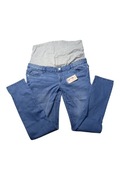 Spodnie ciążowe jeans Esmara roz. 46 | wysoki pas ciążowy | niebieskie