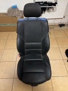 fotel sportsitze BMW E46 Coupe, elektryczny + grzany, czarna skóra.