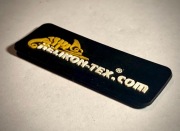 Naszywka PVC Helikon-Tex Morale Patch Logo Czarny 57x21 mm - Rzep