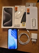 Apple iPhone 15 Pro 256GB + ładowarka + etui + szkło