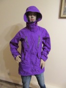 DIDRIKSONS STORM SYSTEM damska kurtka parka fioletowa kaptur _ 34 / XS
