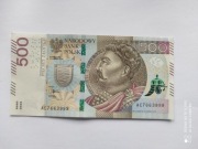 Banknot 500 zł