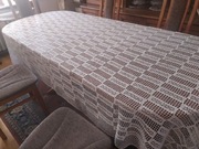 Wielki obrus, kapa, firanka kołkowa 260*160 cm