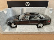 Mercedes-Benz S55 AMG W220 (2002) Tectite Grey 1:18 Norev Dealer