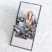 Kartka, ręcznie robiona, urodziny, imieniny, biuro