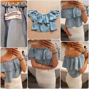 Bluzka hiszpanka Zara roz.S/M