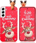 Świąteczne Etui 3D Cartoon Deer do Samsung Galaxy A54 5G