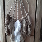 Ozdoba ścienna metoda makrama 