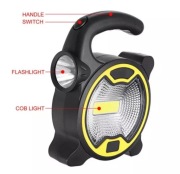 Ultra jasna LATARKA KT00680 mały reflektor + boczna latarka 