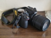 aparat Nikon D5300 wraz z obiektywem Nikkor 18-105 mm bardzo niski przebieg