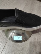 Damskie mokasyny czarne  25,5cm