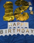 Zestaw balonów na 18 urodziny 