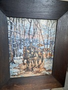 Obraz olejny, Wierusz-Kowalski, Jazda o zmierzchu , kopia