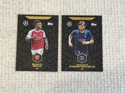Karty Kvaratskhelia + Saka Topps Match Attax 25/26 Black Edge Edition 2szt