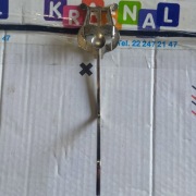 Lirka do saksofonu altowego - srebrna