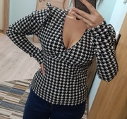 Nowoczesna Modna Bluzka z Dekoltem M