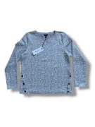 Street One S bluza damska panterka animal print napy szara biała