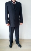 Garnitur męski wełna BYTOM 182/104/90 grafitowy