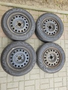4 x Felga stalowa 14" Renault Thalia,Clio + Opony letnie Austone 175/65R14