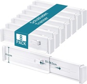 MOFELON separatory do szuflad 8 szt regulowane organizer szafa kuchnia