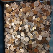 STARE MONETY ZAGRANICZNE I PRL, ZESTAW PONAD 8 kg