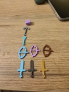 Lego łuk, miecz, kilof