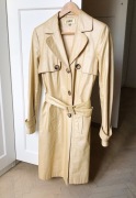 SIMPLE płaszcz, trencz NOWY r. 38 (kremowy, złoty)