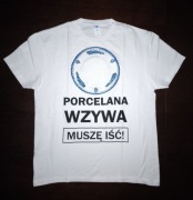 T-shirt koszulka bluzka damska dziewczęca JHK Porcelana wzywa S