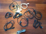 Zestaw kabli przewodów zasilających komputerowych