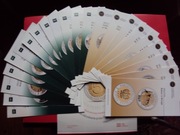 Komplet Folderów do monet 5zł 23szt z serii Odkryj Polskę jak foto