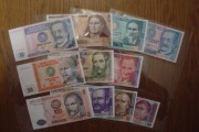 Peru zestaw banknotów 11 sztuk stan 1