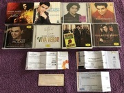 Rolando Villazon kolekcja 8xCD, bilety, autograf