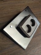 Gniazdko podszafkowe kuchenne stal nierdzewna