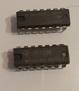 Układ scalony Texas SN7403N zestaw 2 szt.