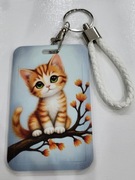 Identyfikator etui na kartę przepustka smycz pokrowiec holder