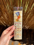 Zakładka do książki papirusowa papirus made in Egypt Nefertiti hieroglify 